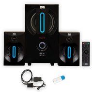 Blue Octave B22 Home 2.1 Powered Speaker System with FM Tuner Bluetooth and Optical Input N2