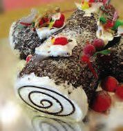 Paderno World Cuisine V-Shaped Yule Log with Cover, 10-1/4-InchL