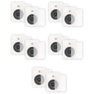 Blue Octave BDW62 In Wall 6.5" Speakers 2 Way Home Theater Surround Sound 5 Pair Pack