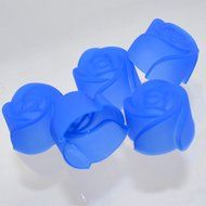 10PCS Rose Flower Mini Cupcake Silicone Baking Molds Ice Chocolate Jello #JHJYS N2