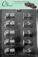 Cybrtrayd AO126 3D Champagne Cork All Occasions Chocolate Candy Mold