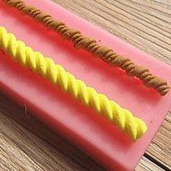 Y&amp;XL&amp;H Two Rope Shape Cake Border Fondant Cake Molds Soap Chocolate Mould The Kitchen N2