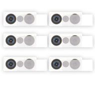 Blue Octave BDLCR6 In Wall Center Dual 6.5" Speakers Home Theater 6 Speaker Set