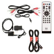 Blue Octave B53 Home 5.1 Bluetooth FM Speaker System with Optical Input and 2 Extension Cables N2