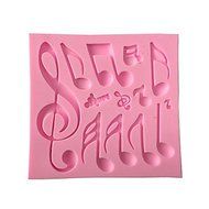 Y&amp;XL&amp;H Music Note Decoration Fondant Mold Cake Decoration Mold N2