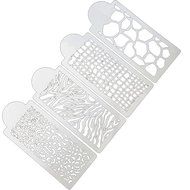 Beauty Clubs 4PCS Zebra Cake Spray Flowers Mould N7