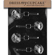 Dress My Cupcake Chocolate Candy Mold, Frog Lollipop