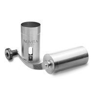 Nuvita Manual Coffee Grinder, Portable Coffee Mill, Stainless Steel Superior Burr Design for Consistently Brewing... N3