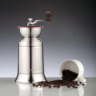 Ecooe Manual Coffee Grinder Stainless Steel Manual Grinder Ceramic Burr Coffee Mill for Consistent Fine Grind. N4