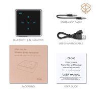 Bluetooth Transmitter / Receiver, GULAKI Wireless Bluetooth Stereo Audio Transmitter Receiver Wireless Audio Adapter... N5