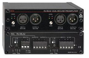 RDL RU-MLA2T Dual Microphone - Line Preamplifier