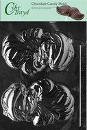 Cybrtrayd C078 Large Santa Head Life of the Party Chocolate Candy Mold with Exclusive Cybrtrayd Copyrighted Chocolate...