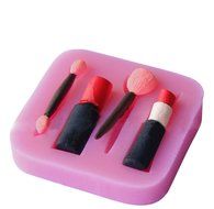 Jiuhong Lipstick Silicone Fondant Mould Cake Sugarcraft Chocolate Decorating Baking Mold