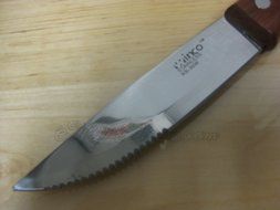 Winco KB-30W Steak Knives, Heavy-Duty Blade with Wood Handle