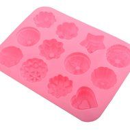 Chawoorim Flowers Silicone CandyMaking Molds - Cake Bread Chocolate Jelly Candy Baking Mould Craft Mold N7