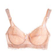 PHOTNO Women Push Up Deep V Ultrathin Underwire Padded Lace Brassiere Bra Big Size N12