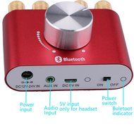 Yeeco&reg; Hifi Mini Bluetooth Amplifier 50W+50W DC 12/24V Wireless Bluetooth Stereo Dual Channel Audio Receiver Power... N20