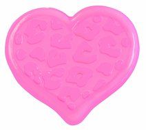 Wilton 2115-1800 Valentine Animal Print Heart Candy Mold N3