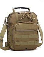 SB@Tactical Camping Outdoor Sport Nylon Wading Chest Pack body Sling Single Shoulder Bag, Men Unisex , black