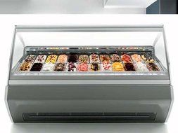 VENTURA XP II TECNICA Gelato Ice Cream Showcase Display Freezer / Gelato Machine T6 (5 Liter Pan / 12 Flavors) N5