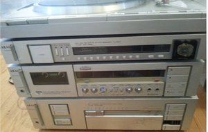 AKAI VINTAGE SYSTEM AP-0310 GX-F31 AMU61 AT-S61 RECORD TURN TABLE RECEIVER MADE IN JAPAN AMPLIFIER EQ AM/FM Quartz...