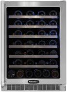 Marvel MPRO6WCM-BS-LR 24-Inch Professional Wine Cellar with Framed Glass Right Hinge Door with SS N3