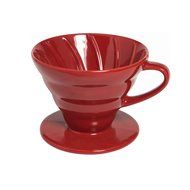 Ceramic Coffee Dripper, 1-2 Cup (Red)