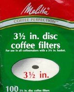 Melitta 628354 100-Pack Disc Coffee Filters - Quantity 24 N2