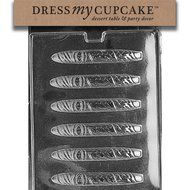 Dress My Cupcake Chocolate Candy Mold, Cigar with Band