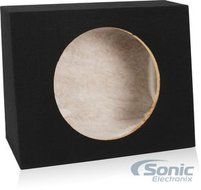 Belva 12-inch Car Subwoofer Box Angled Sealed 5/8-inch MDF Prelined Polyfil [1TRUCK12] N2
