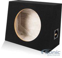 Belva 12-inch Car Subwoofer Box Angled Sealed 5/8-inch MDF Prelined Polyfil [1TRUCK12] N3
