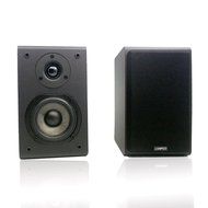LONPOO Professional Basic Bookshelf Speaker 2-Way 75W2 Classic Wooden Loudspeaker with 4-Inch Carbon Fiber Woofer... N6