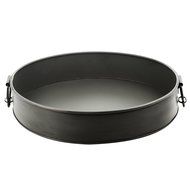 Cambridge Silversmiths Dunham Gunmetal Bar Tray, Stainless Steel
