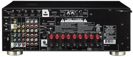 Pioneer VSX-1021-K 7.1 Home Theater Receiver, Glossy Black (Discontinued by Manufacturer) N4