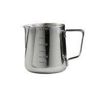 Stainless Steel Milk Coffee Frothing Pitcher Cup Jug Silver Tone (600ml) N4