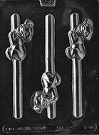 Puppy Dog Pretzel Lollipop Chocolate Soap Candy Mold SHIPS SAME DAY!! m85