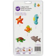 Lollipop Mold-Sea Creatures 5 Cavity (5 Designs)