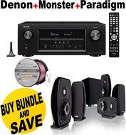 Denon AVR-S910W 7.2 Full 4K Ultra HD Channel Receiver With Bluetooth/HDCP2.2 + Paradigm Cinema 100 CT Bundle