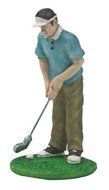 Resin Golfer Cake Topper - 7cm Tall