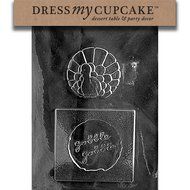 Dress My Cupcake DMCT024 Chocolate Candy Mold, Gobble Gobble Turkey, Thanksgiving