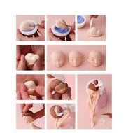 Girl Face Silicone Fondant Mold Cake Decorating Pastry Gum chocolate Tool Kitchen Tool Sugar Paste Baking Mould... N2