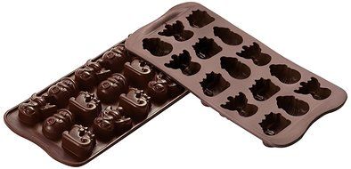 Silikomart Silicone Easy Chocolate Mold, Winter N4