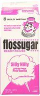 Gold Medal 3202 Pink Vanilla Flossugar, 1/2 Gallon Carton N12