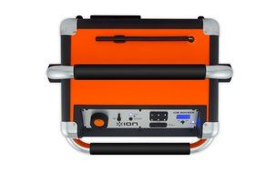 ION Audio iPA30 Audio Job Rocker | Portable Heavy-Duty Bluetooth Speaker with AM/FM Radio (Orange) N6