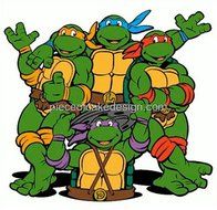 1/4 Sheet ~ 90s Teenage Mutant Ninja Turtles Cartoon Birthday ~ Edible Image Cake/Cupcake Topper!!!