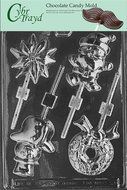 Cybrtrayd C039 Assorted Lollies Life of the Party Chocolate Candy Mold with Exclusive Cybrtrayd Copyrighted Chocolate...