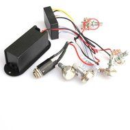 Vktech 3 Band EQ Preamp Circuit For Bass Pickup Active N6