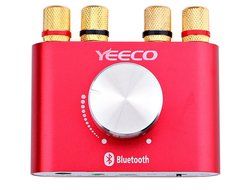 Yeeco&reg; Hifi Mini Bluetooth Amplifier 50W+50W DC 12/24V Wireless Bluetooth Stereo Dual Channel Audio Receiver Power... N25