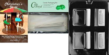 Cybrtrayd J036 Medium Computer Chocolate Candy Mold with Exclusive Cybrtrayd Copyrighted Chocolate Molding Instructions N6