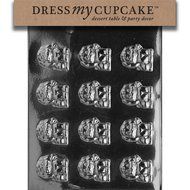 Dress My Cupcake Chocolate Candy Mold, Bite Size Puppies